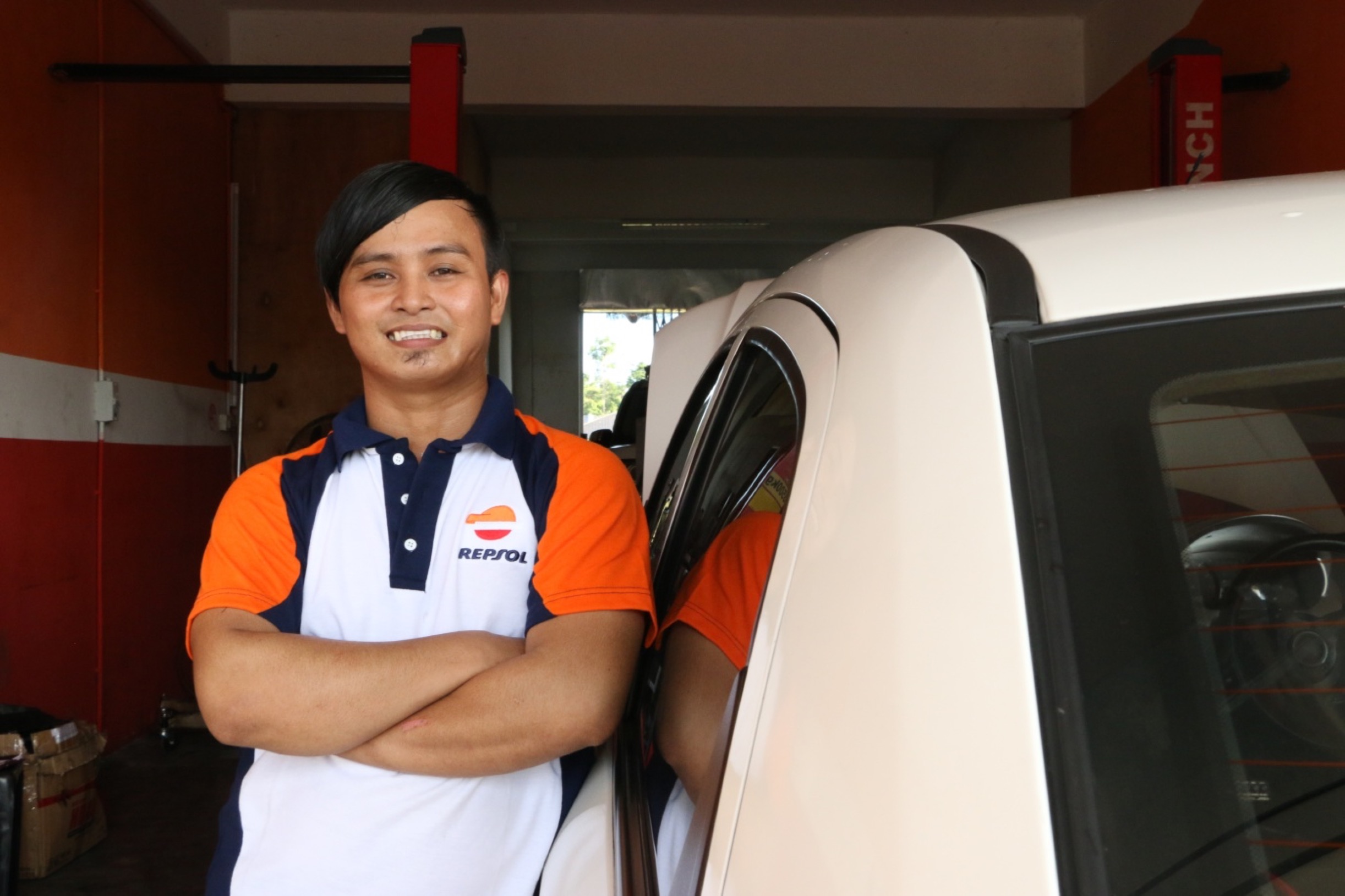 From car wash attendant to car workshop owner