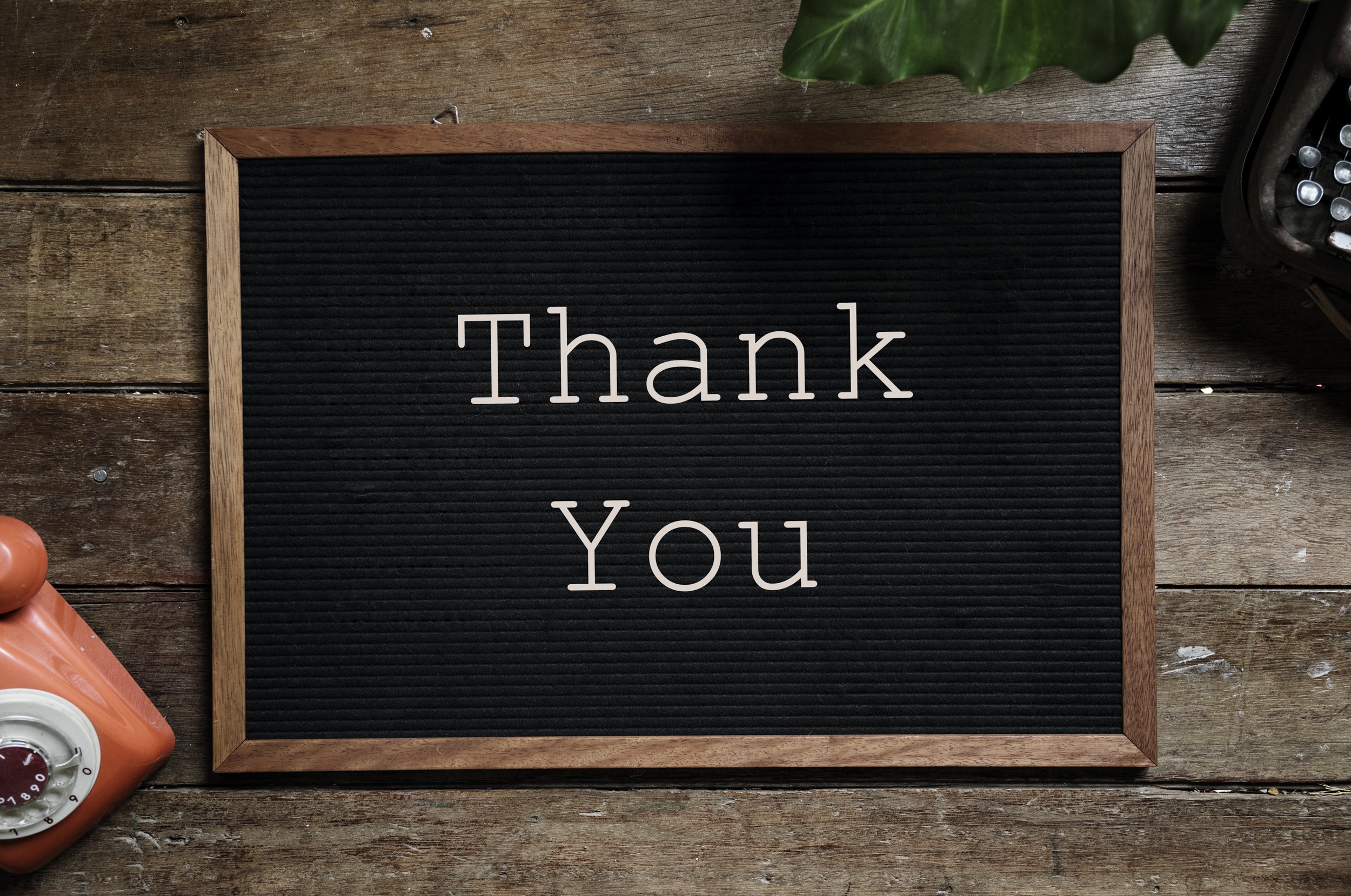 The importance of saying ‘thank you’